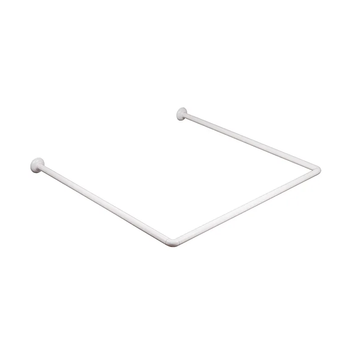 Штанга для шторки П-подібна універсальна Mixxus CRA-U-90x90x90 90x90x90cm, 90x180cm, 270cm (алюміній) блістер (AC3593) AC3593 фото