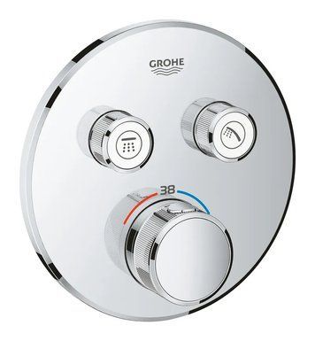 Термостат прихованого монтажу на 2 споживача Grohe Grohtherm SmartControl (29119000) 29119000 фото