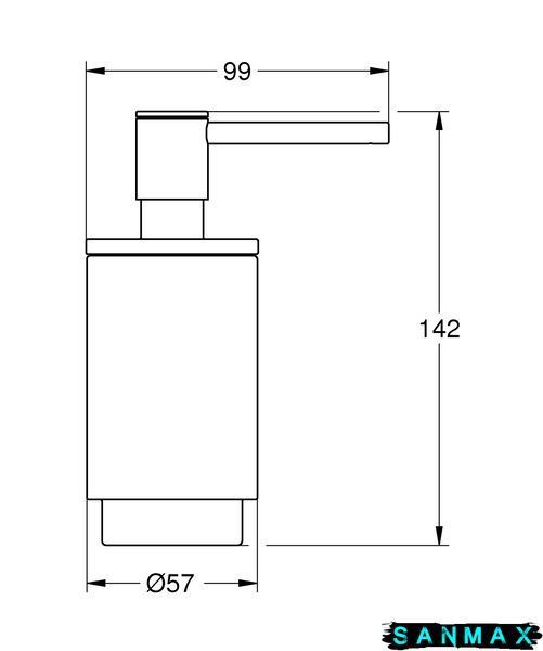 Дозатор рідкого мила Grohe Selection (41028000) 41028000 фото