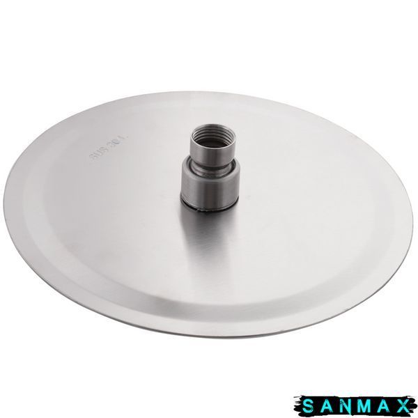 Лійка стельова для душу Mixxus Sh-04 20 см Кругла Нерж Нерж (SS0057) SS0057 фото