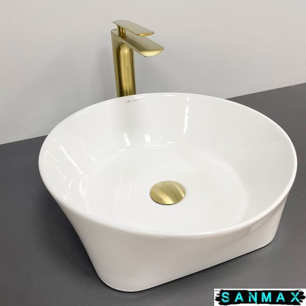 Умивальник накладний Vbi Panni Білий VBI-016500 фото