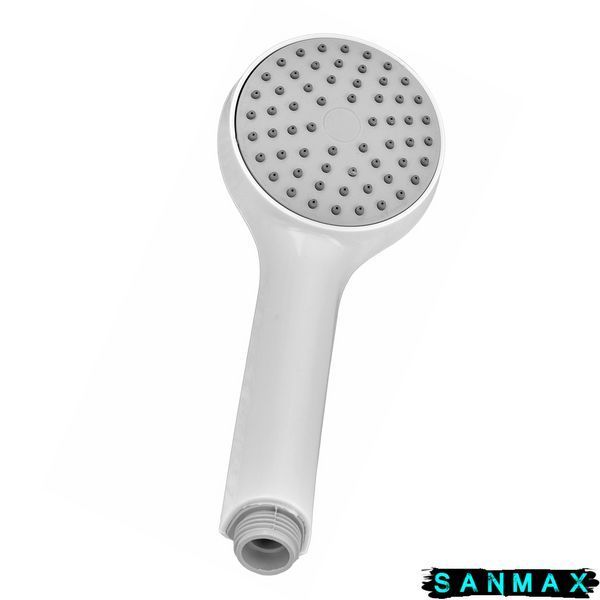 Змішувач для ванни Plamix Lucas-009 Euro Set Білий з шлангом, лійкою та кронштейном (PM0708) PM0708 фото