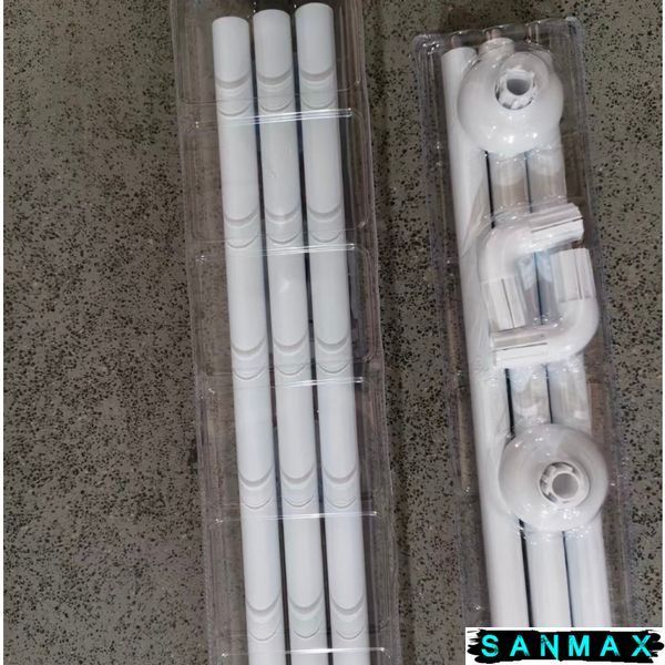 Штанга для шторки П-подібна універсальна Mixxus CRA-U-90x90x90 90x90x90cm, 90x180cm, 270cm (алюміній) блістер (AC3593) AC3593 фото
