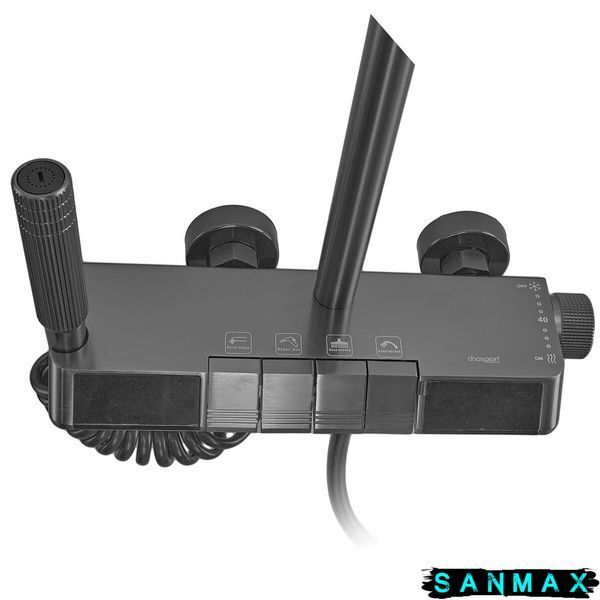 Душова система зі змішувачем Champion Pbr-009-J Графіт (CH6502) CH6502 фото