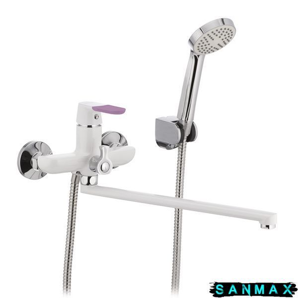 Змішувач для ванни Mixxus Premium Tiger 006 Euro Білий (MI0572) MI0572 фото