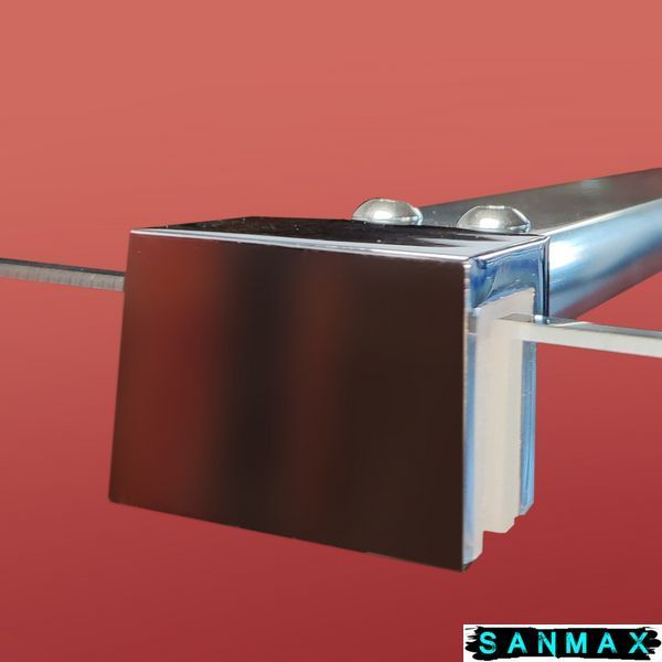 Душова перегородка Koer SR SP01-90x200-TR-01 Walk-In прозоре скло Easy Clean 8мм, хром (KR5392) KR5392 фото