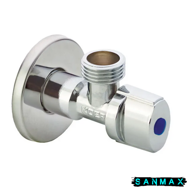 Кран приладовий Koer 1/2x1/2 (KR.511) Хром (KR0101) KR0101 фото