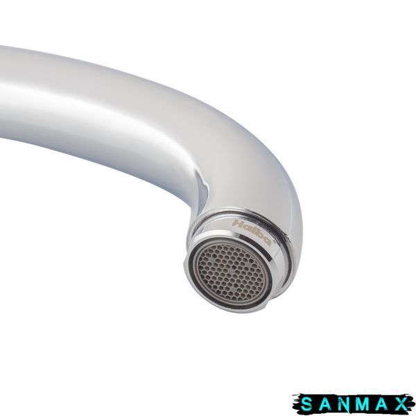 Змішувач для умивальника на гайці Haiba Marco 001 Хром (HB4010) HB4010 фото