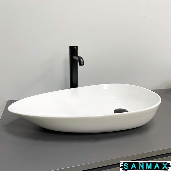 Умивальник накладний Vbi Terno 60 Білий VBI-011904 фото