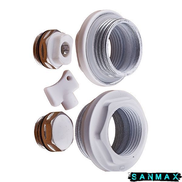 Комплект для радіатора 3/4 без кріплень Bitherm Set-02 (BT0553) BT0553 фото