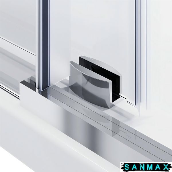 Душова кабіна без піддону Koer SR SC07-120x90x200-TR-01 прозоре скло Easy Clean 8мм, хром (KR5370) KR5370 фото
