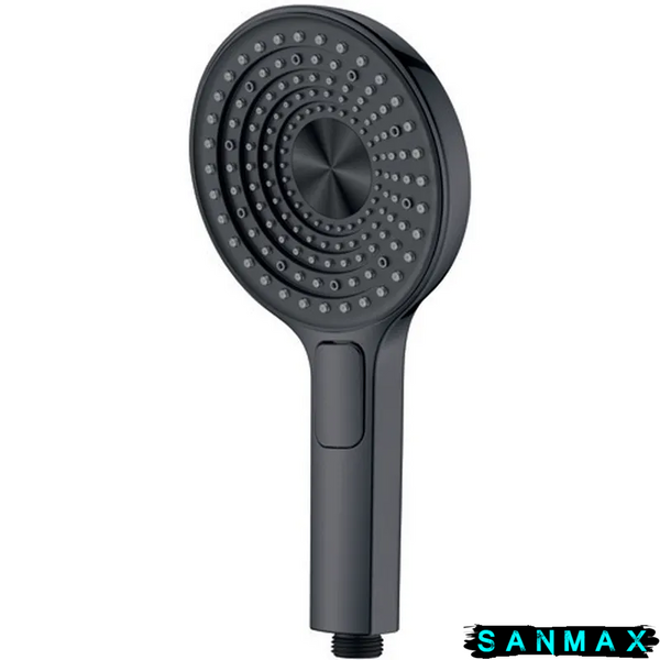 Лійка ручна для душу Koer KP-0403-07 (3 режими) Графіт (KR4997) KR4997 фото