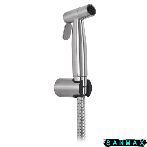Гігієнічний набір (шланг+кронштейн+лійка) Zerix Bidet Set-005 Нерж Блістер (ZX3100) ZX3100 фото