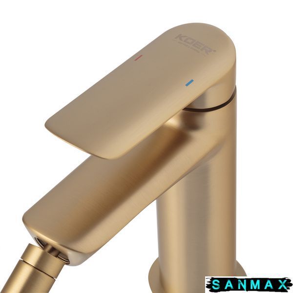 Змішувач для біде Koer KB-20028-12 Матове Золото (KR5303) KR5303 фото