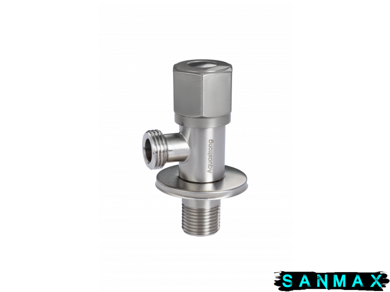 Кран приладовий Aquastrong R5 M1/2 х M3/4 Нерж (R507) R507 фото