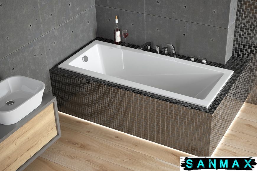 Ванна акрилова Besco Modern Slim 170х70 (соло) без ніг #WAM-170-SL фото