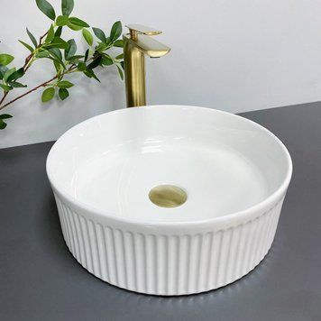 Умивальник (раковина) VBI BRINDISI WHITE накладний VBI-014100 фото