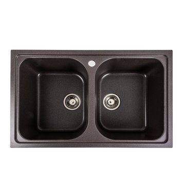 Гранітна мийка для кухні Platinum 7950 Equatoria матовий Гренадін SP000039642 фото