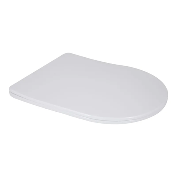 Кришка для унітазу Mixxus Seat Cover Bevel-2006 460х360х40mm, з мікроліфтом Біла (MI6733) MI6733 фото