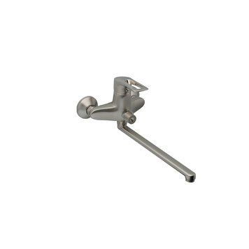 Змішувач для ванни Haiba Hansberg 006 Euro Нерж (HB3986) HB3986 фото