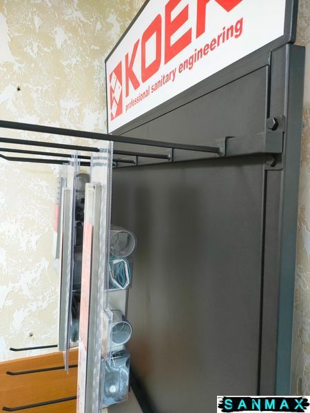 Стенд виставковий Koer Esfd-01 для душу душових трапів із задньою панеллю (ST5641) ST5641 фото