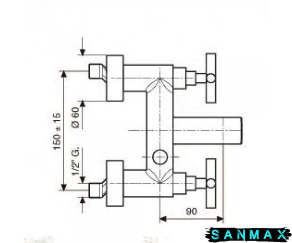 Змішувач Emmevi Spirit New для ванни б/акс CR31001 CR31001 фото