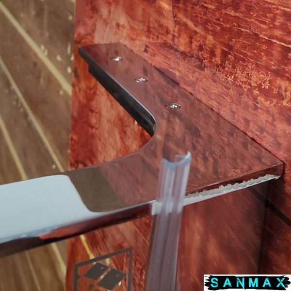 Душова перегородка Koer SR SP02-100x200-TR-01 Walk-In прозоре скло Easy Clean 8мм, хром (KR5395) KR5395 фото