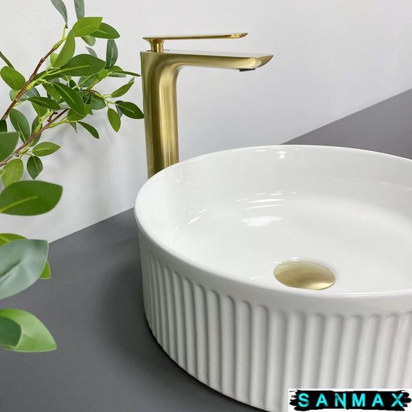Умивальник (раковина) VBI BRINDISI WHITE накладний VBI-014100 фото