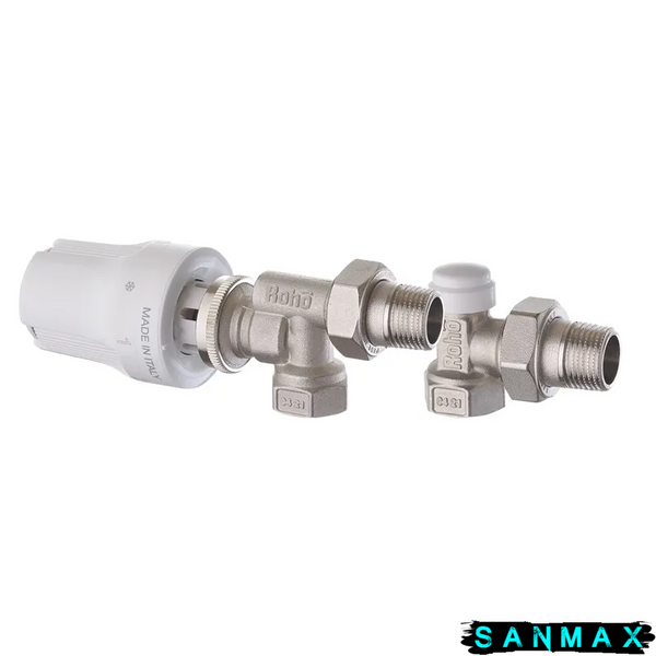 Комплект для підключення радіатора 1/2 осьовий Roho R5170-050K (RO0120) RO0120 фото