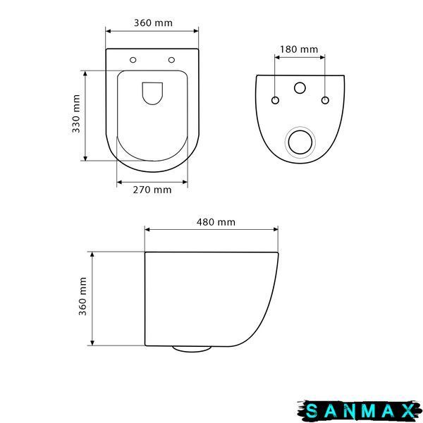 Підвісний унітаз VBI VULCANO SAND VBI-020404 фото