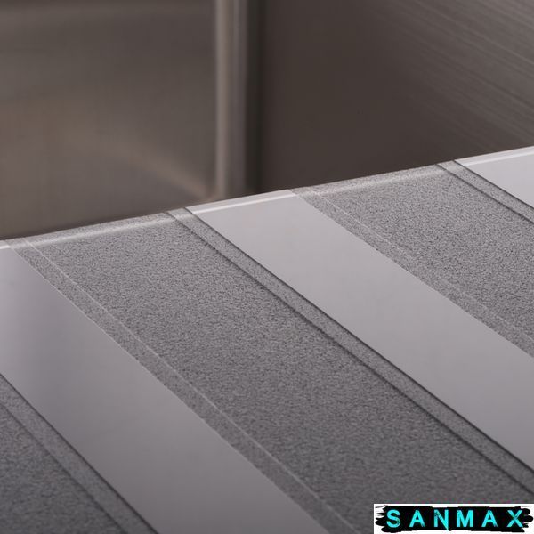 Кухонна інтегрована мийка Mixxus MX (304) 7851-200x1.2-HM-Glass (MX0574) MX0574 фото