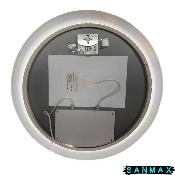 Дзеркало Zerix Solo MC02-60 з LED Touch, Anti-fog, димером, регулятором яскравості (ZX6065) ZX6065 фото