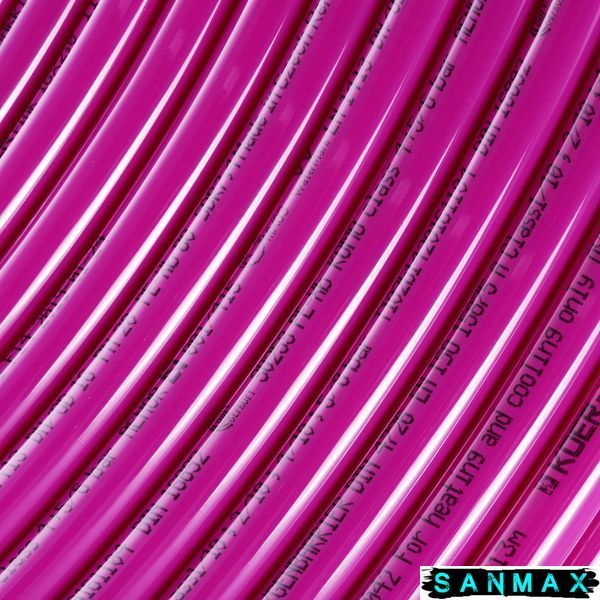 Труба для теплої підлоги з кисневим бар'єром Koer PEX-B EVOH 16*2,0 (pink) (300 м) (KR2866) KR2866 фото