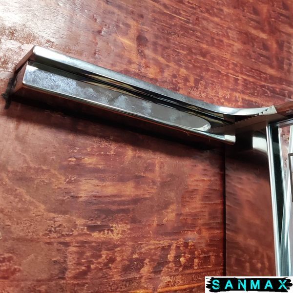 Душова перегородка Koer SR SP02-100x200-TR-01 Walk-In прозоре скло Easy Clean 8мм, хром (KR5395) KR5395 фото