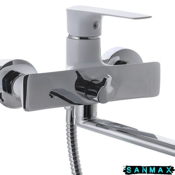 Змішувач для ванни Mixxus Premium Eva 006 Euro Білий (MI5813) MI5813 фото