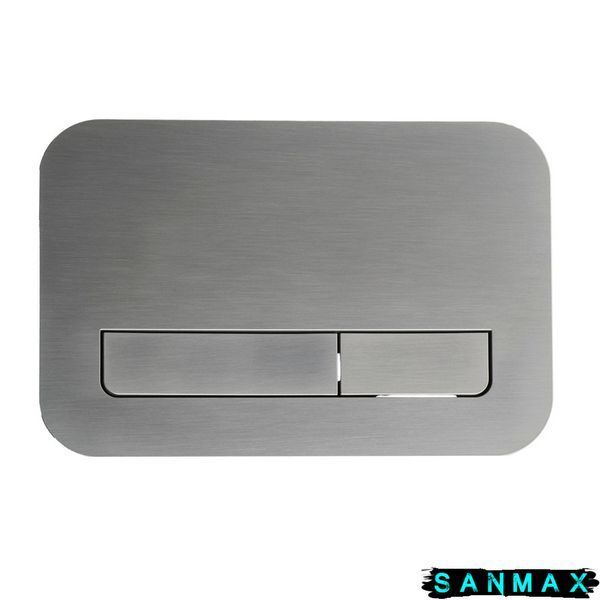 Панель змиву пластикова механіка Koer KT-0609-07 Лінійна Графіт (KR6133) KR6133 фото