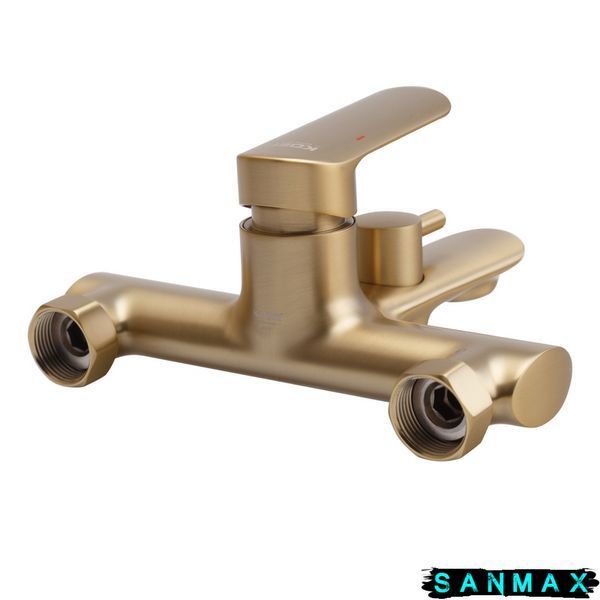 Змішувач для ванни з коротким виливом Koer KB-40028-12 Матове Золото (KR5307) KR5307 фото