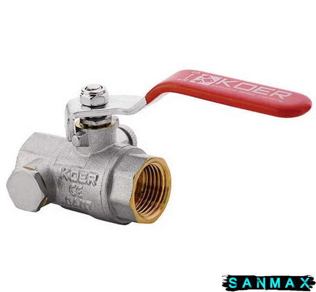 Кран кульовий 3/4 РГГ Вода з дренажем і відводом повітря Koer KR.260 (KR0153) KR0153 фото