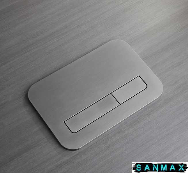 Панель змиву пластикова механіка Koer KT-0609-07 Лінійна Графіт (KR6133) KR6133 фото