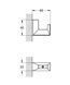 Гачок для халату Grohe Selection Cube (40782000) 40782000 фото 2