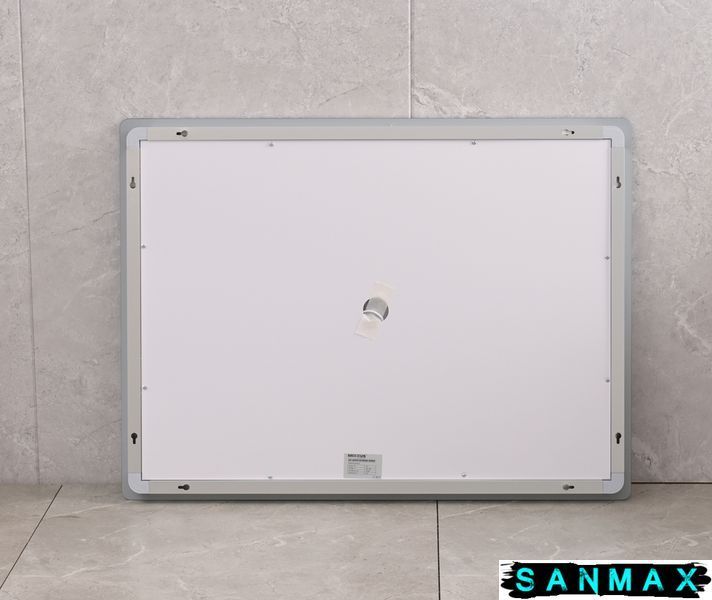 Дзеркало Mixxus Style MR03-90x70 (годинник, Led-підсвітка, антизапотівання) (MI6007) MI6007 фото