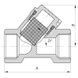 Фільтр латунний грубої очистки 1 1/2 Koer KR.F01 (KR2870) KR2870 фото 1
