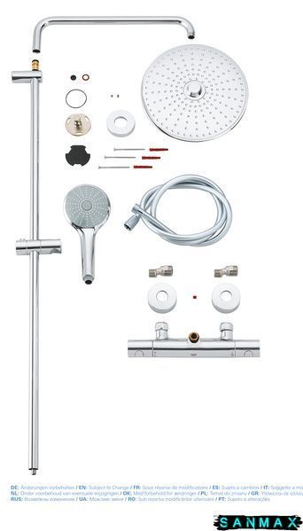 Душова система термостатична Grohe Euphoria System (27296002) 27296002 фото