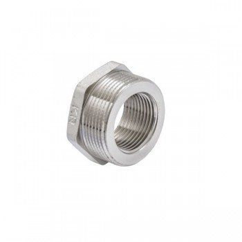 Футорка нікельована 1х1 1/2 Koer KF.F1016 (KR4832) KR4832 фото