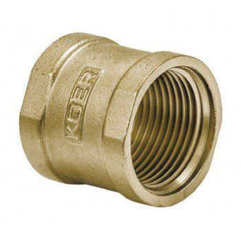Муфта латунна 1/2 Koer KF.C06.WN (KR5096) KR5096 фото