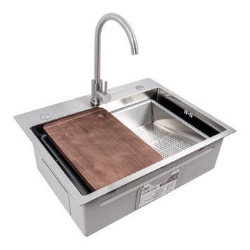 Кухонна мийка нержавійка (Work station) CM 64*50B Valeso Handmade SP000048192 фото