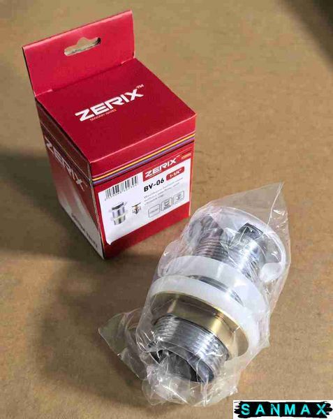 Донний клапан для умивальника без переливу Zerix BV-06 Хром (ZX6023) ZX6023 фото