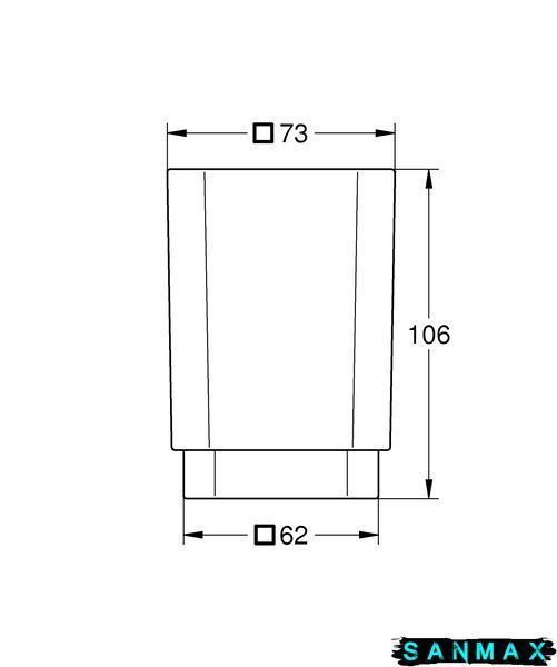 Стакан для зубних щіток Grohe Selection Cube (40783000) 40783000 фото
