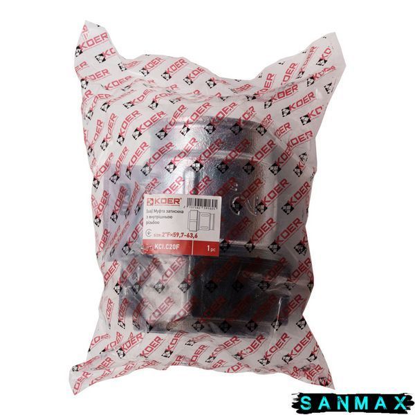 Муфта затискна з внутрішньою різьбою Koer KCI.C20F - 2"Fx59,7-63,6 (KR5916) KR5916 фото