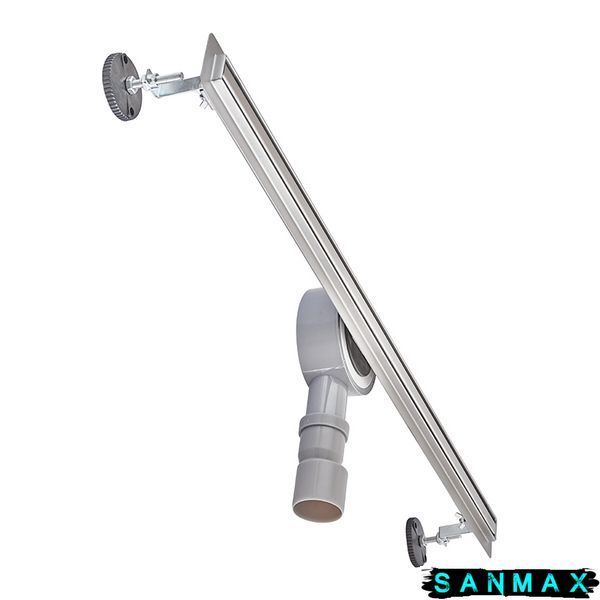 Душовий лінійний трап Mixxus Drain-05-80-Slim 30x800 із нержавіючої сталі(MI6167) MI6167 фото